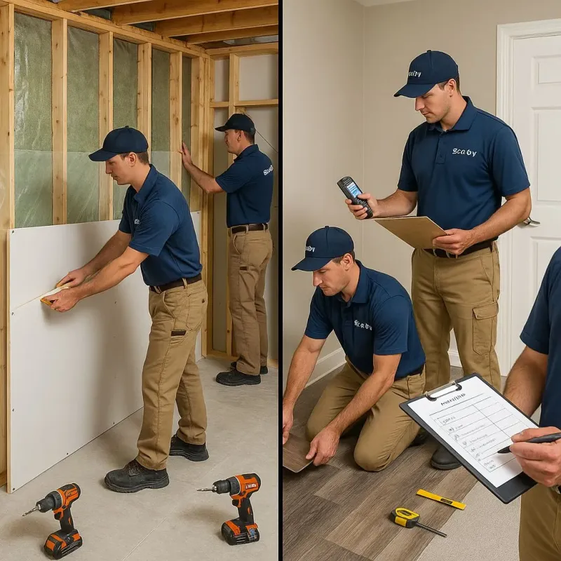 Repairs and Reconstruction process in Tucson Estates, AZ